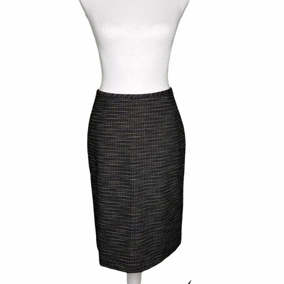 Tahari yellow, purple, black pencil skirt - size 2 - Picture 1 of 16